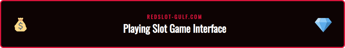 An example of a Redslot demo slot game in play, highlighting the spin button, bet controls, and virtual credit balance.