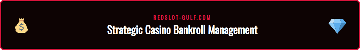 A chart showing smart bankroll management with the Redslot cashback feature as a safety net for high rollers.