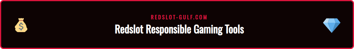 An image displaying the responsible gambling section within a Redslot account, highlighting deposit and loss limits.