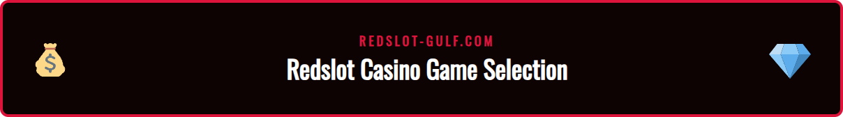 A vibrant collage of popular slot and table games available at Redslot, a top choice among best gambling sites GCC.